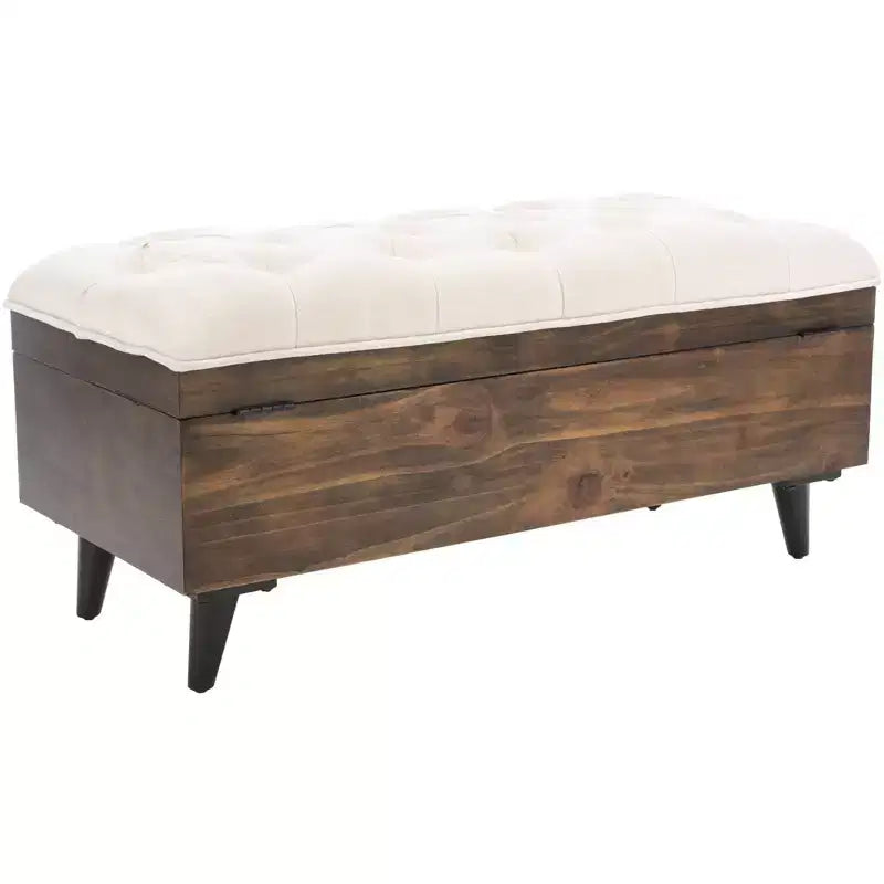 Pouf de cocktail capitonné Liam - OTT6400 - Safavieh