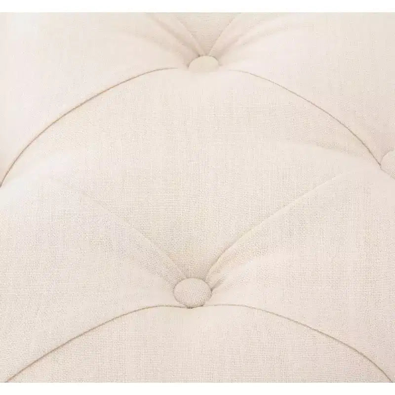 Pouf de cocktail capitonné Liam - OTT6400 - Safavieh