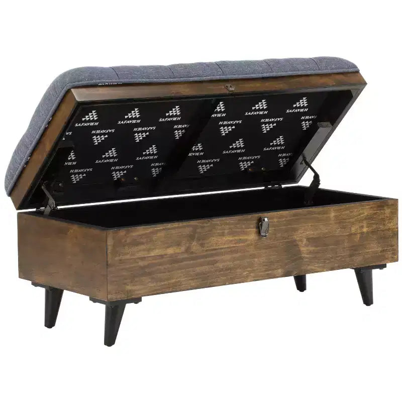 Pouf de cocktail capitonné Liam - OTT6400 - Safavieh