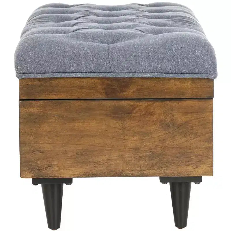Pouf de cocktail capitonné Liam - OTT6400 - Safavieh