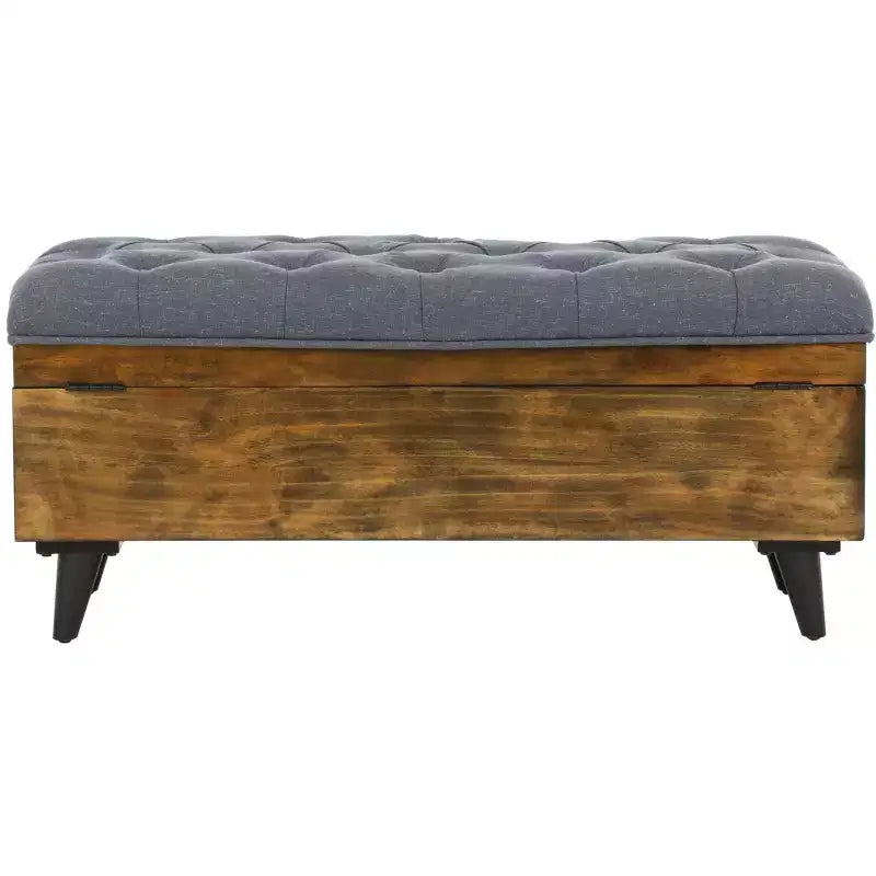 Pouf de cocktail capitonné Liam - OTT6400 - Safavieh