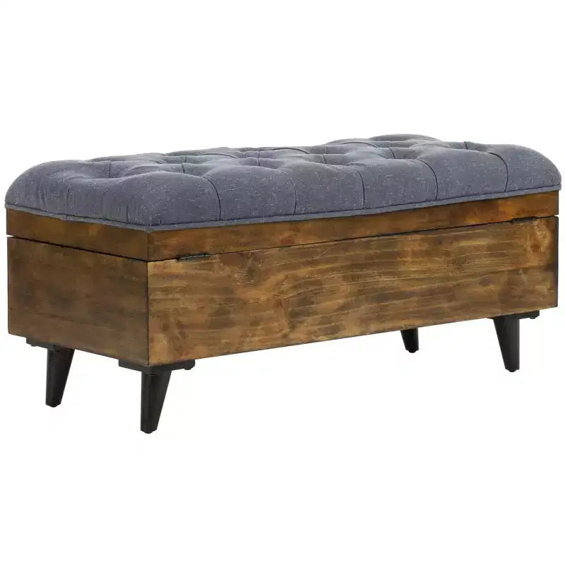 Pouf de cocktail capitonné Liam - OTT6400 - Safavieh