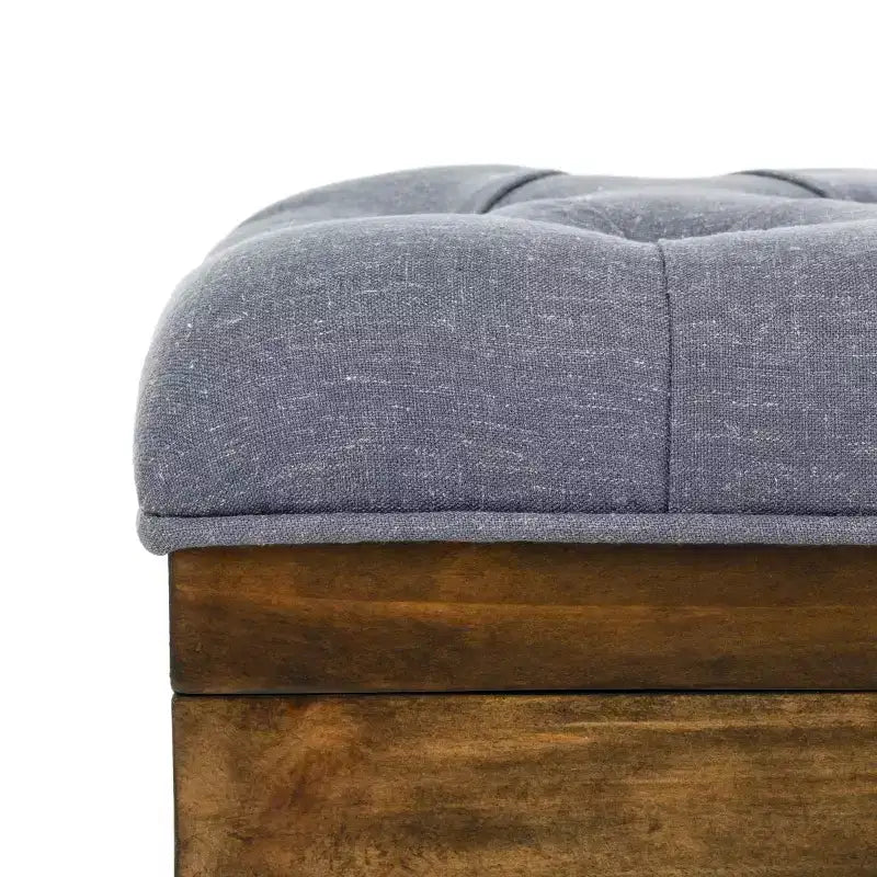 Pouf de cocktail capitonné Liam - OTT6400 - Safavieh