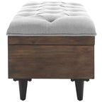 Pouf de cocktail capitonné Liam - OTT6400 - Safavieh