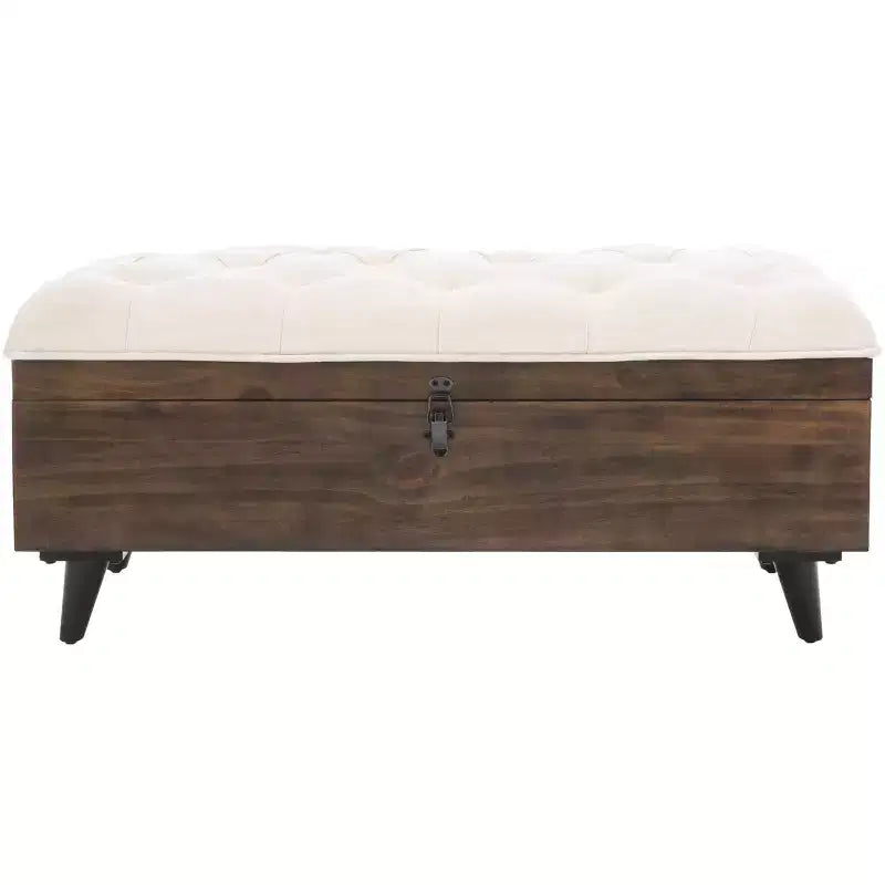 Pouf de cocktail capitonné Liam - OTT6400 - Safavieh