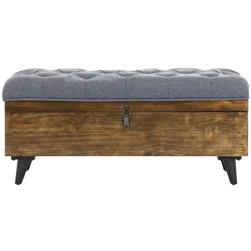 Pouf de cocktail capitonné Liam - OTT6400 - Safavieh