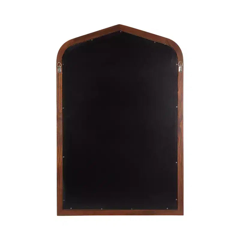 Miroir mural Kate and Laurel Tudor Arch, 24x36, Noyer marron