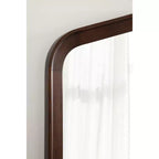 Miroir mural Kate and Laurel Tudor Arch, 24x36, Noyer marron
