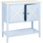 Buffet Polly - AMH6599 - Bleu clair/Blanc - Safavieh Couture