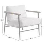 Fauteuil d'appoint moderne du milieu du siècle Lifestorey Demi