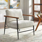 Fauteuil d'appoint moderne du milieu du siècle Lifestorey Demi