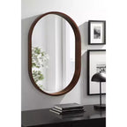 Miroir capsule Hutton Wood de Kate et Laurel, 24x36, Noyer marron