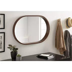 Miroir capsule Hutton Wood de Kate et Laurel, 24x36, Noyer marron