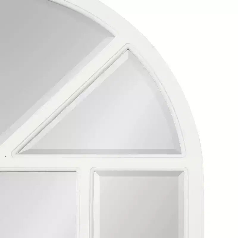 Miroir fenêtre arche Hogan MDF Kate and Laurel, 24x36, blanc