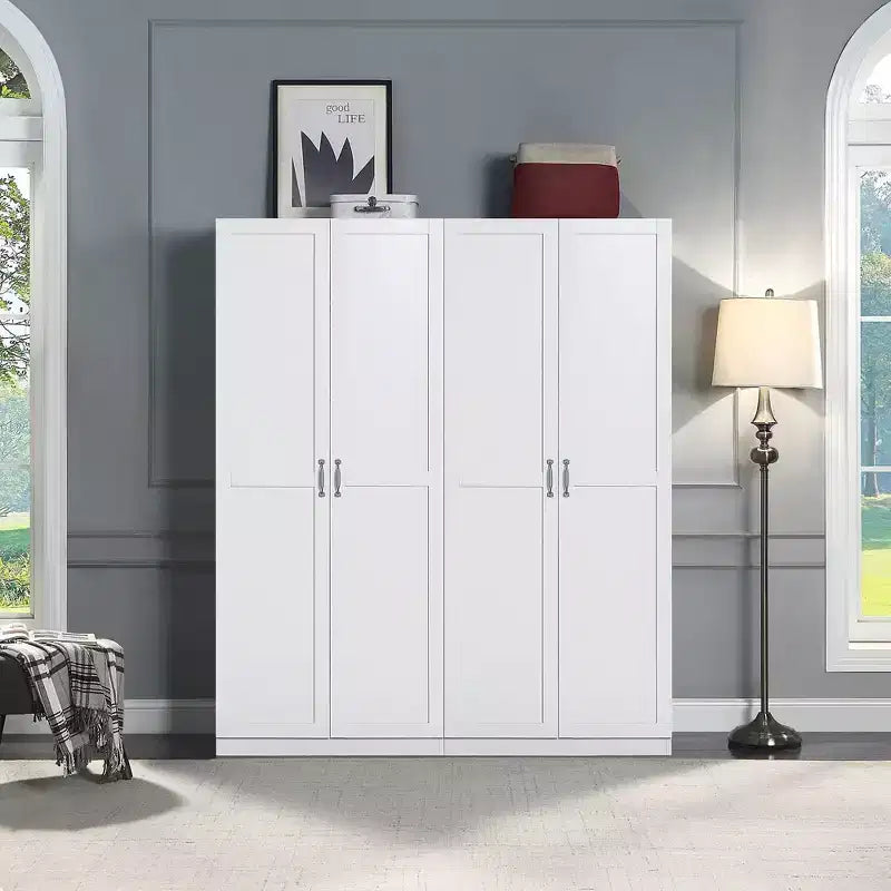 Ensemble de 2 placards de rangement à 4 étagères Hopkins Modern - Manhattan Comfort