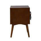 Lot de 2 tables d'appoint Doris à 2 tiroirs avec prises intégrées | HULALA HOME