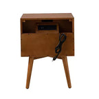 Lot de 2 tables d'appoint Doris à 2 tiroirs avec prises intégrées | HULALA HOME