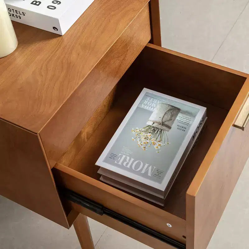 Lot de 2 tables d'appoint Doris à 2 tiroirs avec prises intégrées | HULALA HOME