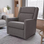 Fauteuil inclinable, à bascule et pivotant manuel traditionnel 3 en 1 Merrick Lane