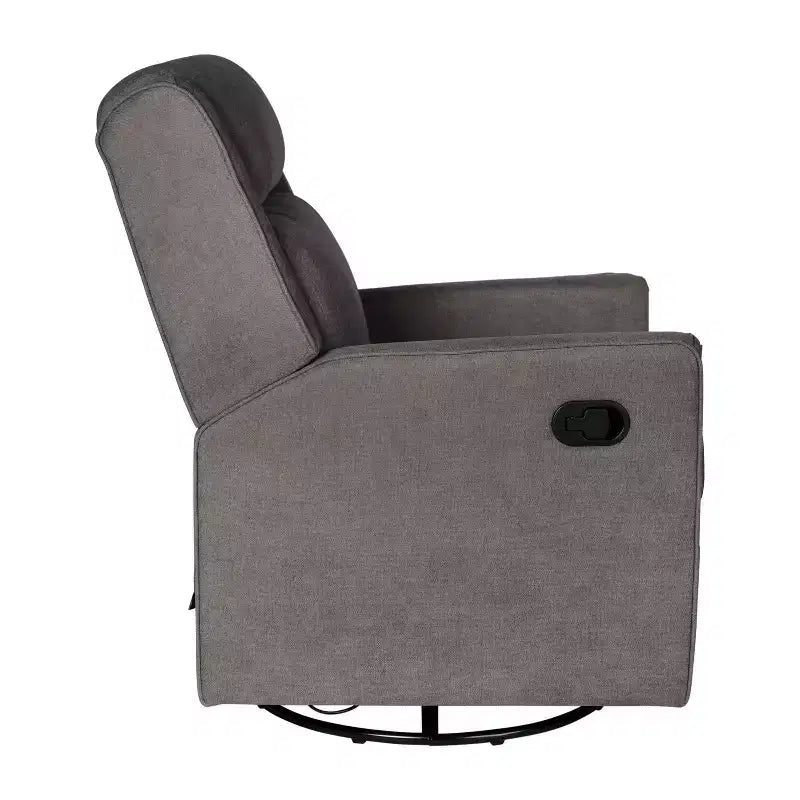 Fauteuil inclinable, à bascule et pivotant manuel traditionnel 3 en 1 Merrick Lane
