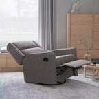 Fauteuil inclinable, à bascule et pivotant manuel traditionnel 3 en 1 Merrick Lane
