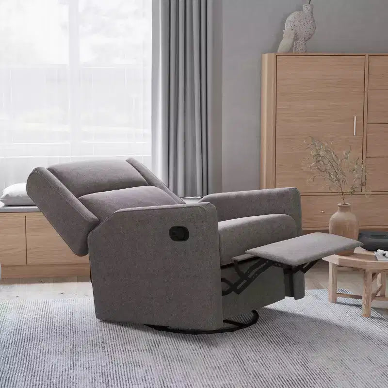 Fauteuil inclinable, à bascule et pivotant manuel traditionnel 3 en 1 Merrick Lane