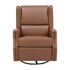 Fauteuil Inclinable Glider Manuel Emma et Oliver avec Pivotement à 360 Degrés, Fauteuil Inclinable à Dossier Ailé Parfait pour le Salon, la Chambre ou la Chambre de Bébé