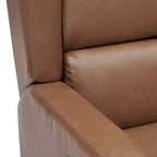 Fauteuil Inclinable Glider Manuel Emma et Oliver avec Pivotement à 360 Degrés, Fauteuil Inclinable à Dossier Ailé Parfait pour le Salon, la Chambre ou la Chambre de Bébé