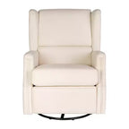 Fauteuil Inclinable Glider Manuel Emma et Oliver avec Pivotement à 360 Degrés, Fauteuil Inclinable à Dossier Ailé Parfait pour le Salon, la Chambre ou la Chambre de Bébé