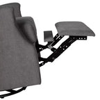 Fauteuil Inclinable Glider Manuel Emma et Oliver avec Pivotement à 360 Degrés, Fauteuil Inclinable à Dossier Ailé Parfait pour le Salon, la Chambre ou la Chambre de Bébé