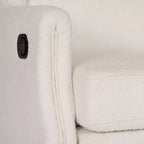 Fauteuil Inclinable Glider Manuel Emma et Oliver avec Pivotement à 360 Degrés, Fauteuil Inclinable à Dossier Ailé Parfait pour le Salon, la Chambre ou la Chambre de Bébé