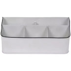 Northlight 14.25 White Rectangular Kitchen Utensil Storage Holder