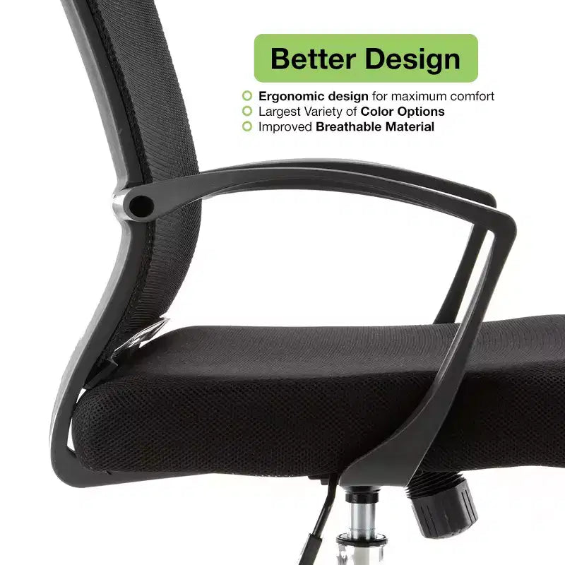 Chaise de bureau mi-hauteur Zuna Modern Home