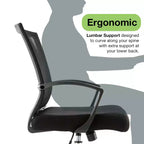 Chaise de bureau mi-hauteur Zuna Modern Home