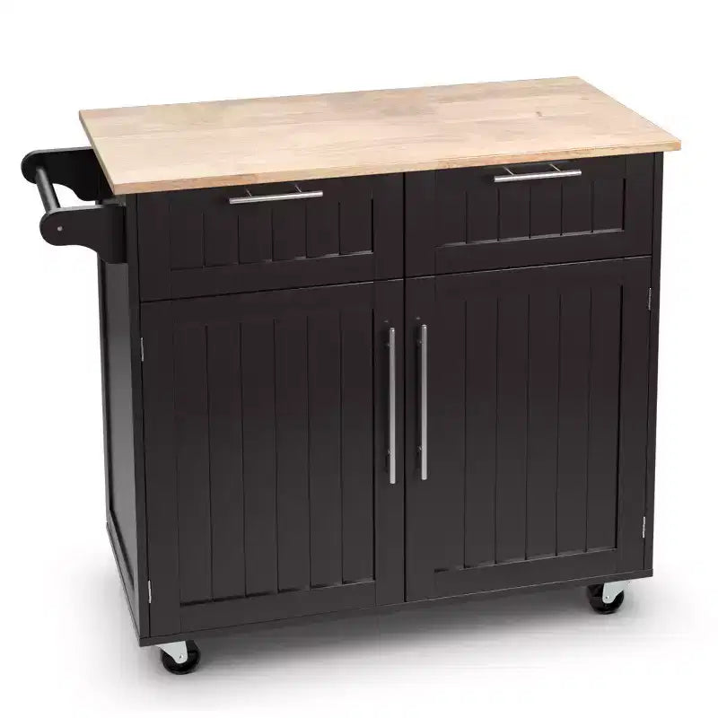 Desserte de cuisine roulante Costway, îlot de rangement robuste, meuble utilitaire