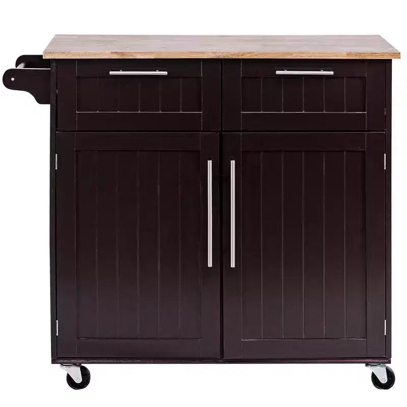 Desserte de cuisine roulante Costway, îlot de rangement robuste, meuble utilitaire