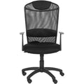 Shane Swivel Desk Chair - Height Adjustable - FOX8504 - Black - Safavieh
