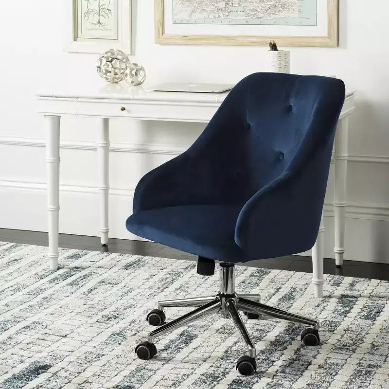 Fauteuil de bureau pivotant Evelynn Tufted - Safavieh