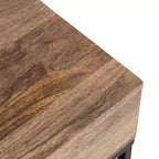 Table d'appoint en bois et métal Kate and Laurel Malone