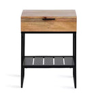 Table d'appoint en bois et métal Kate and Laurel Malone
