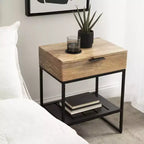 Table d'appoint en bois et métal Kate and Laurel Malone
