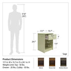 Table de chevet Ellwyn avec tiroir de Ameriwood Home