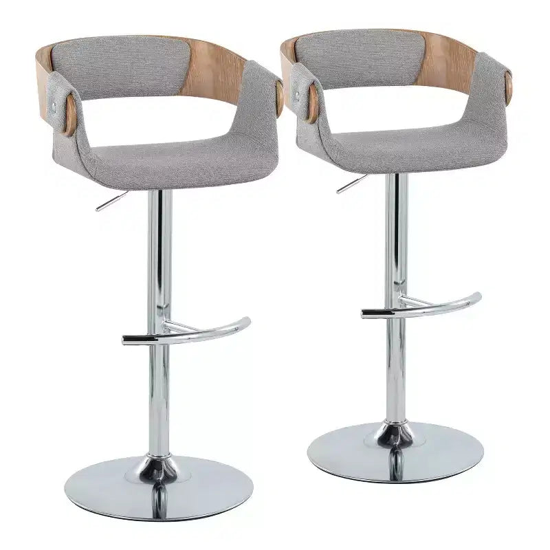Lot de 2 tabourets de bar réglables Elisa - LumiSource