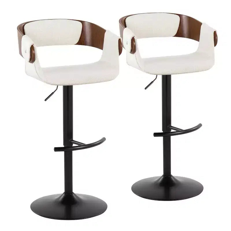 Lot de 2 tabourets de bar réglables Elisa - LumiSource