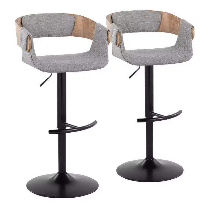 Lot de 2 tabourets de bar réglables Elisa - LumiSource
