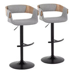 Lot de 2 tabourets de bar réglables Elisa - LumiSource
