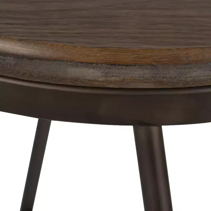 Lot de 4 tabourets de bar en bois et métal Tully de Kate et Laurel