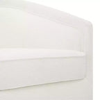 Fauteuil d'appoint style club Emma and Oliver avec base pivotante à 360 degrés et accoudoirs inclinés