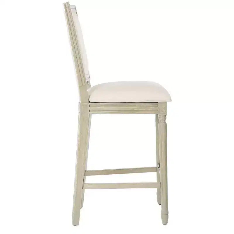 Tabouret de bar rectangulaire Buchanan (lot de 2) - FOX6246 - Safavieh Couture