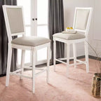 Tabouret de bar rectangulaire Buchanan (lot de 2) - FOX6246 - Safavieh Couture